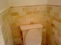 bathroom, tile, tiles, tiling,  remodeling, toilet, lavatory, toilet bowl,  flush