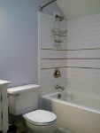 bath before remodeling, bathroom before remodeling, bath, bathtub, tiles, wall, toilet, lavatory, WC, shower